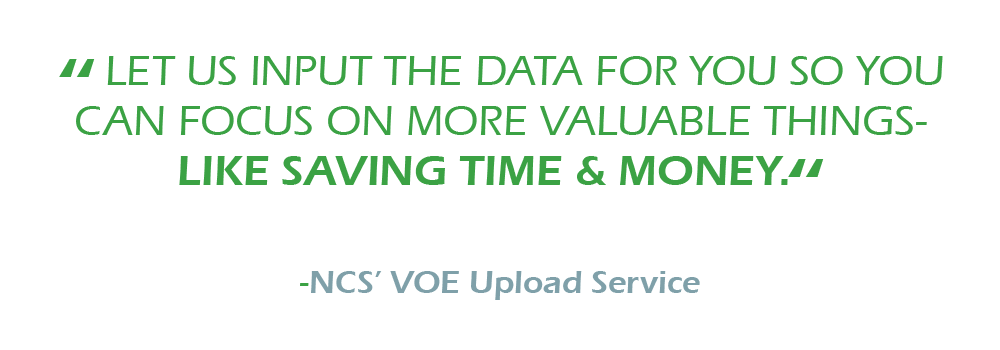 NCS is your single-source verification provider